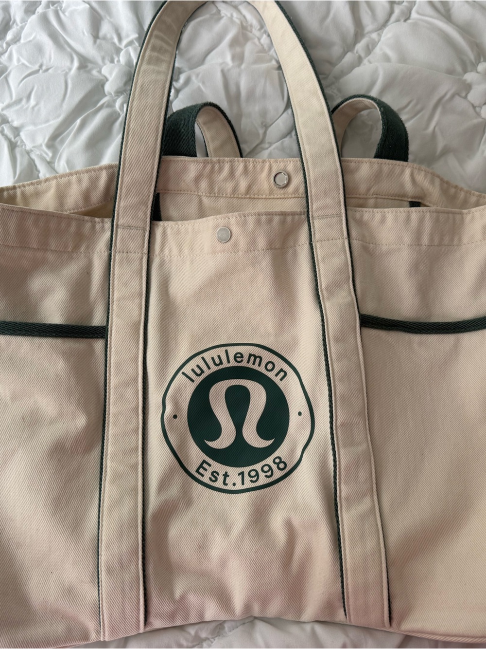 lululemon canvas tote bag